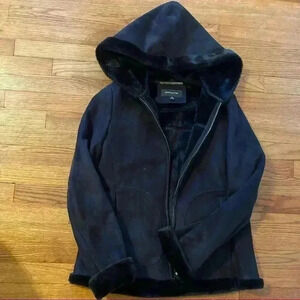 Jones New York hoodie black jacket